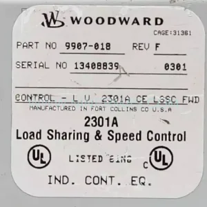 Original Woodward 9907-018 - Industrial Spare Parts