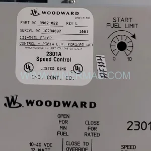 Original Woodward 9907-022 2301A - Industrial Spare Parts