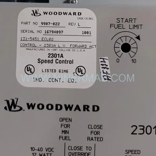 Original Woodward 9907-022 2301A - Industrial Spare Parts