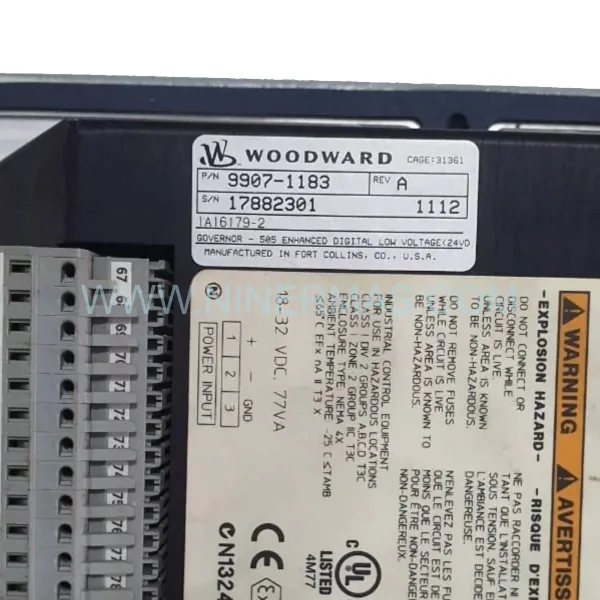 Original Woodward 9907-1183 - Industrial Spare Parts