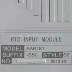 Yokogawa AAR181-S50 RTD 12-Channel Isolated RTD Input Module New Original Ready to ship