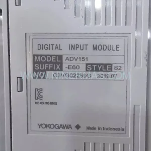 Yokogawa ADV151-E60 S2 Digital Input Module New Original Ready to ship