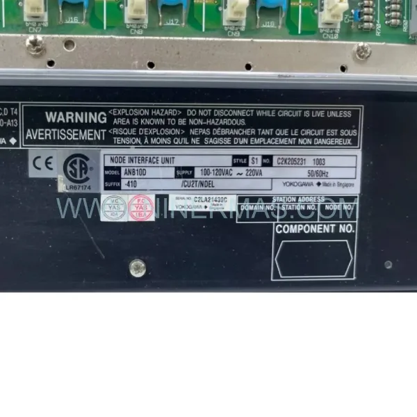 Original Yokogawa ANB10D-410 Input Module - Industrial Retrofit Component