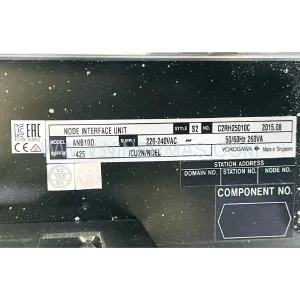 ANB10D-425 Input Module Rear Side & Label - Yokogawa