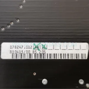 BS205 Input Module Rear Side & Label - Bachmann