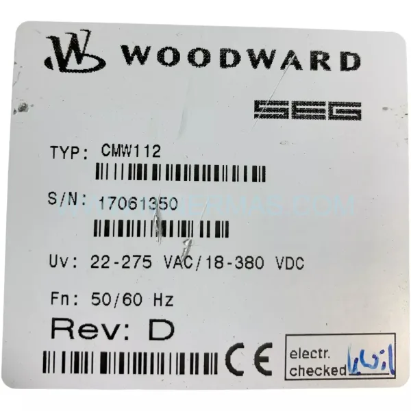 Original Woodward CMW112 - Industrial Spare Parts