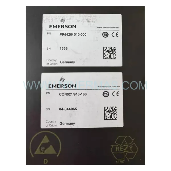 Emerson EPRO CON021/916-160 + PR6426/010-000 Eddy Current Converter