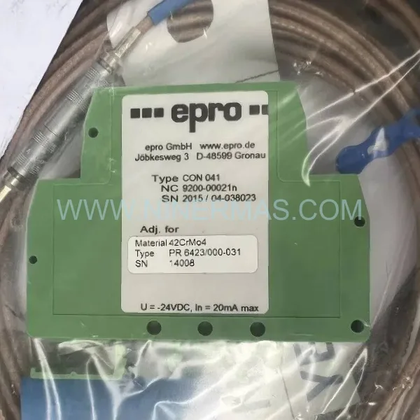 CON041+PR6423/000-031 Emerson EPRO Eddy Current Converter | Original Spare Parts
