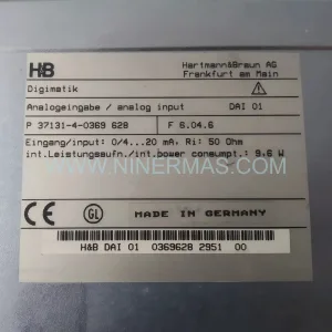 ABB 0369628-604-REF DAI 01 Analog Input Module New Original Ready to ship