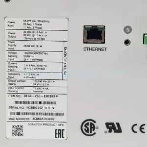 BASLER DECS-250-LN1SN1N Digital Excitation Control System | Original Spare Parts