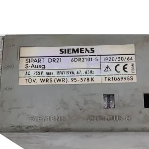 Siemens 6DR2101 SITRANS DR21 | Retrofit & System Modernization Positioner
