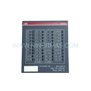DX531 Input Module Rear Side & Label - ABB