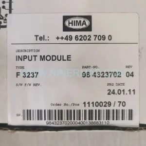 Original HIMA F 3349 - Industrial Spare Parts