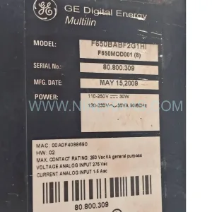 Original GE F650BABF2G1HI - Industrial Spare Parts