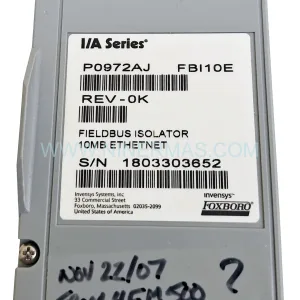 FBI10E Detail 2 - Invensys Foxboro