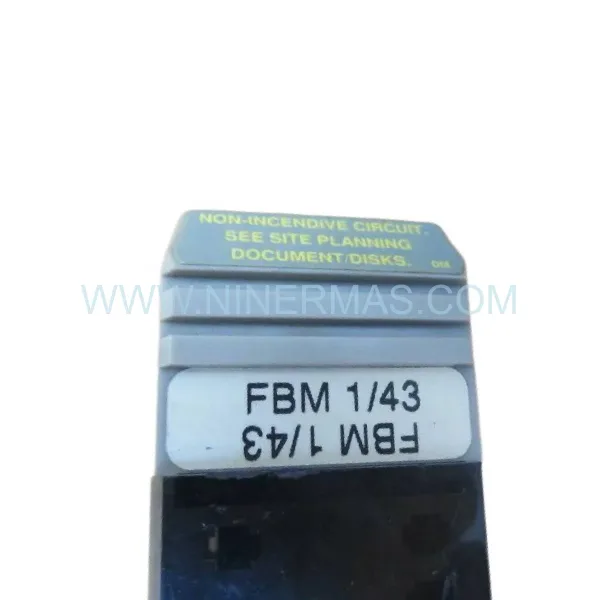 Genuine Invensys Foxboro FBM1/43 Hardware Component - Factory Sealed