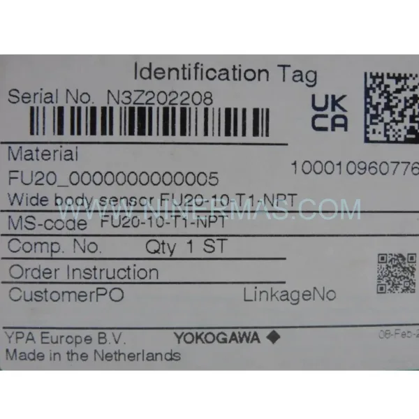 Original Yokogawa FU20-10-T1-NPT Input Module - Industrial Retrofit Component