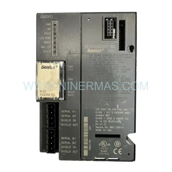 GE IC200GB1001-GJ VersaMax Genius NIU | Industrial-Grade Network Interface