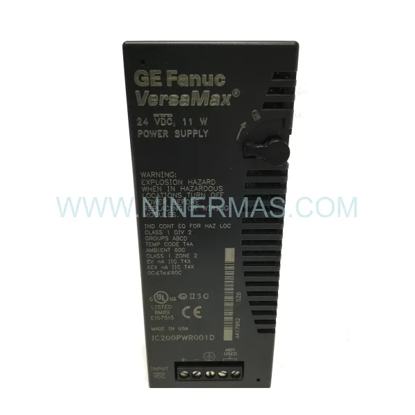 GE IC200PWR001D VersaMax Power Supply Module (GE Fanuc) – New & Original in Stock