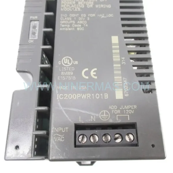 GE Fanuc IC200PWR101B | VersaMax Retrofit & System Modernization