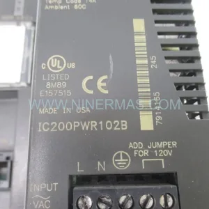 GE Fanuc IC200PWR102B VersaMax Expanded Power Supply | Original & New Spare Parts