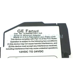 GE IC200SET001 VersaMax Ethernet Interface — Retrofit & Upgrade Ready