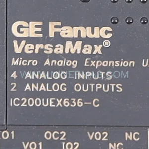 GE Fanuc IC200UEX636 VersaMax Micro Expansion 20-In/16-Out DC Unit