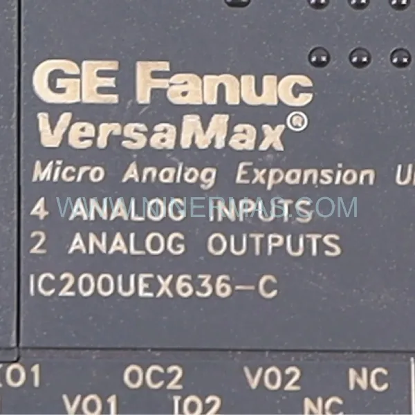 GE Fanuc IC200UEX636 VersaMax Micro Expansion 20-In/16-Out DC Unit