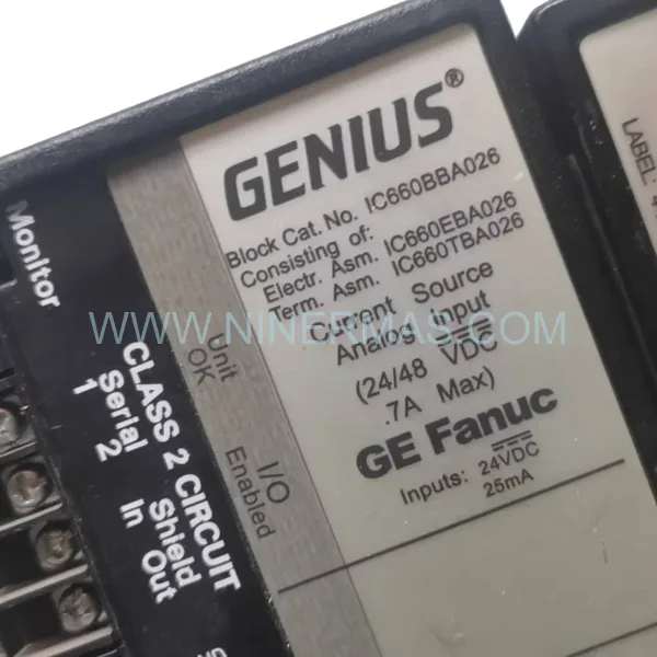 GE Fanuc IC660BBA026M Genius I/O Analog Input Module | Original & New Spare Parts