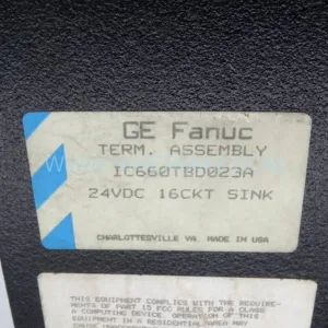 GE Fanuc IC660BBD023 Genius I/O 115VAC Discrete Input | Original & New Spare Parts