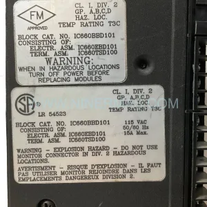 GE IC660BBD101 Genius I/O 16-Point Discrete Input Block 24/48VDC (GE Fanuc) – New & Original in Stock