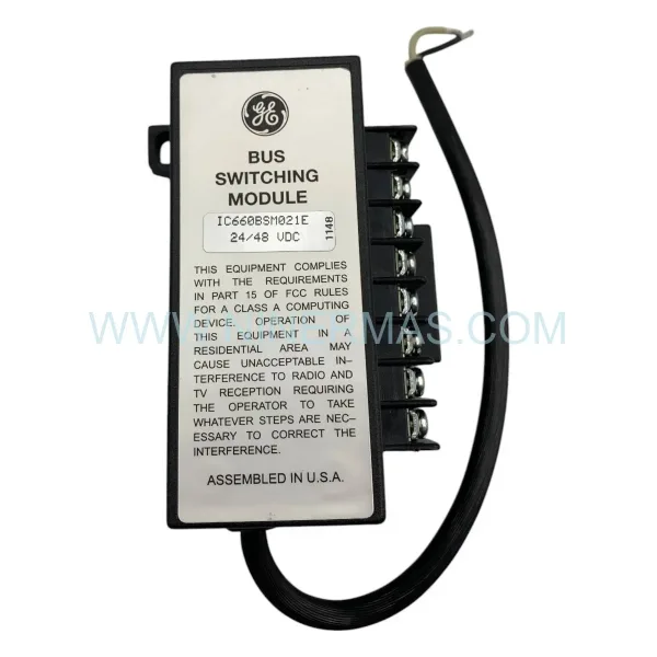 GE Fanuc IC660BSM021 Bus Switching Module | Original & New Spare Parts