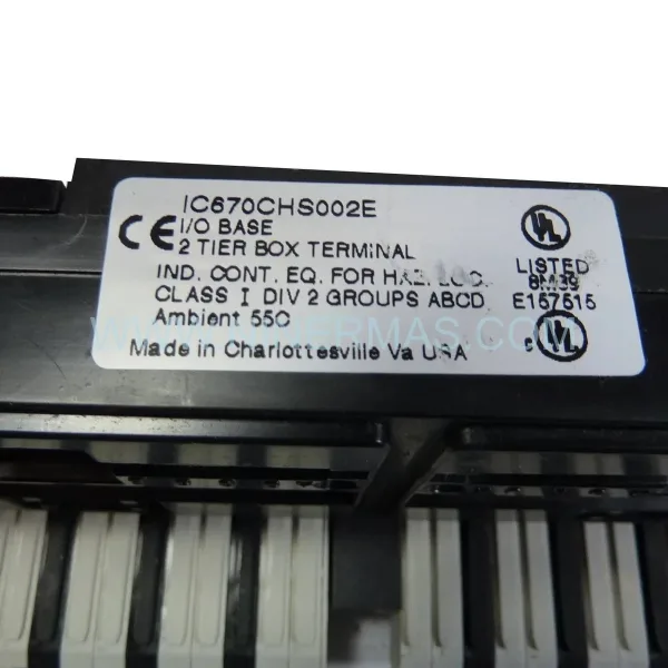 GE Fanuc IC670CHS002E | Industrial-Grade I/O Terminal Block