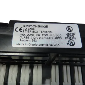 Buy GE Fanuc IC670CHS002 I/O Terminal Block | Certified Original