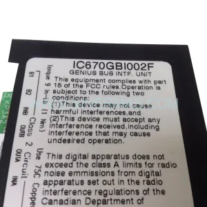 GE Fanuc IC670GBI002F Genius Bus Interface — Retrofit & Upgrade