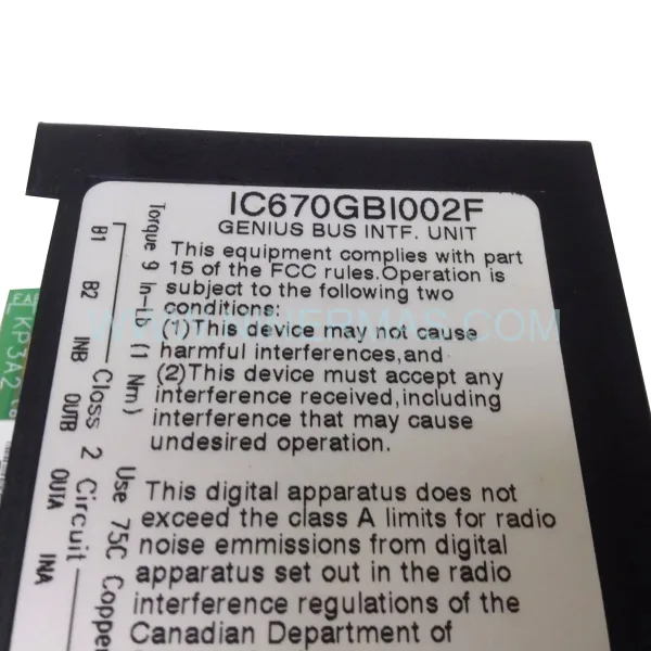 GE Fanuc IC670GBI002F Genius Bus Interface — Retrofit & Upgrade