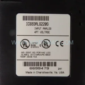 GE Fanuc IC693ALG220G Analog Input Module (Series 90-30) – New & Original