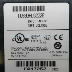 GE Fanuc IC693ALG222E Analog Input Module | Original & New Spare Parts