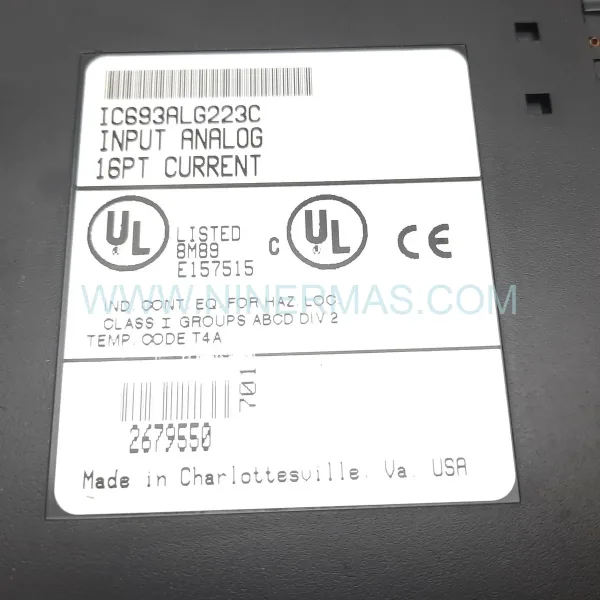 IC693ALG223C | GE Fanuc Series 90-30 Analog Input Module — Original Spare Parts