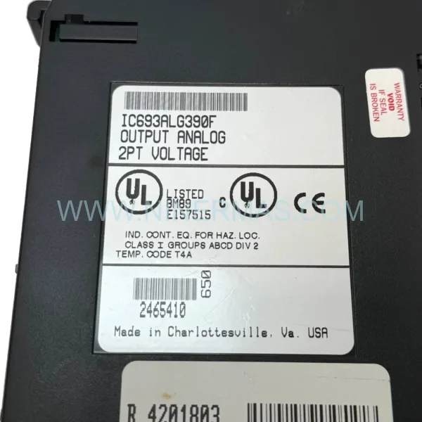 GE IC693ALG390 Analog Output Module | Retrofit & Upgrade Solution