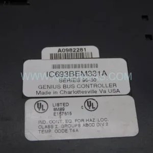 GE Fanuc IC693BEM331A Genius Bus Controller (Series 90-30) – New & Original in Stock