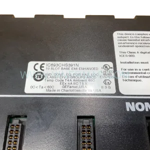 GE IC693CHS391N 10-Slot Baseplate | Series 90-30 PLC Main Chassis