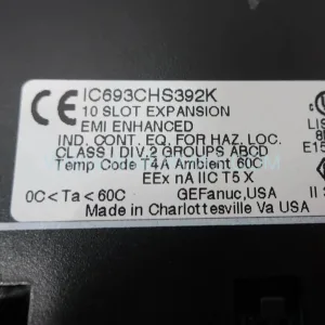 GE Fanuc IC693CHS392K Expansion Baseplate | Series 90-30 Retrofit