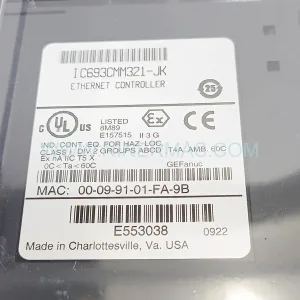 GE IC693CMM321-JK | Series 90-30 Ethernet Communication Module