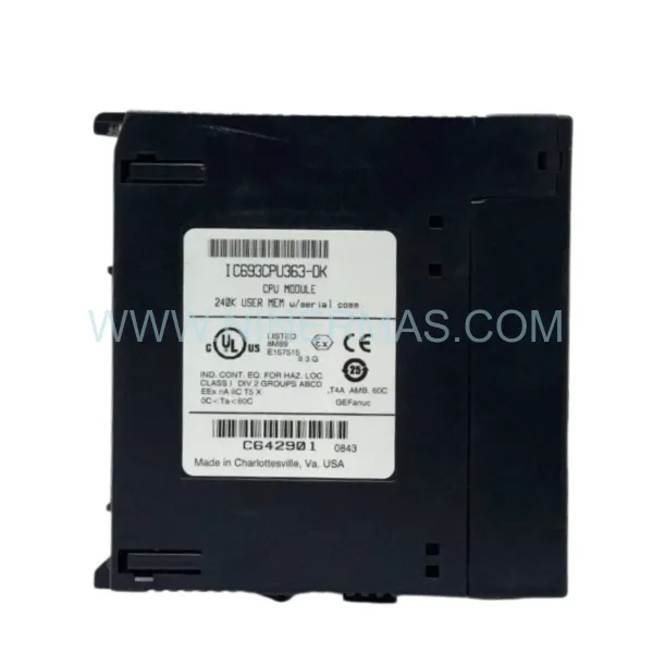 GE Fanuc IC693CPU363-DK | Series 90-30 PLC CPU 240KB — New & Original