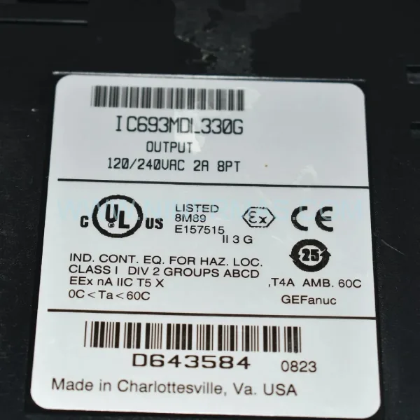 Original GE IC693MDL330 - Industrial Spare Parts