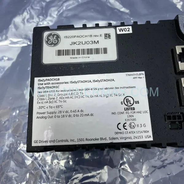 Original GE IS220PAOCH1B - Industrial Spare Parts