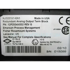 Original EMERSON KJ3221X1-EA1 - Industrial Spare Parts
