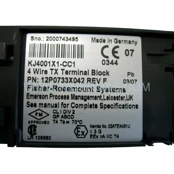 Original EMERSON KJ4001X1-CC1 - Industrial Spare Parts