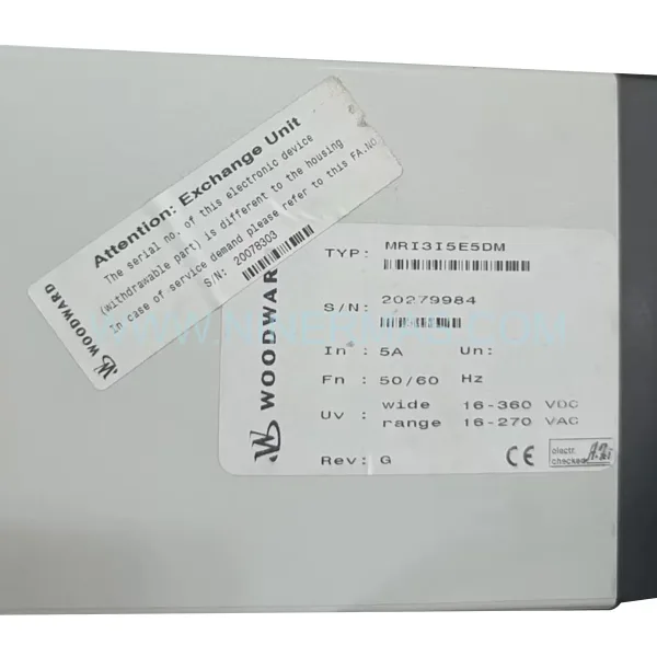 Original Woodward MRI3I5E5DM - Industrial Spare Parts